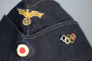 Kriegsmarine U-boat 1936 Olympic Rings cap badge