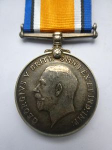 BRITISH WAR MEDAL TO WILLETT-NORFOLK REGT-KILLED IN ACTION ON 07/07/1918