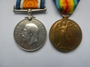 BRITISH WAR AND VICTORY MEDALS TO FOX-NORFOLK REGT-KILLED IN ACTION …