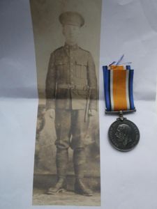 BRITISH WAR MEDAL TO UNDERWOOD-15TH CANADIAN INFANTRY-KILLED IN ACTION ON …