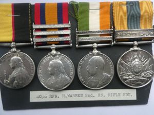 SUDAN AND DEFENCE OF LADYSMITH GROUP OF FOUR TO WARREN-RIFLE …