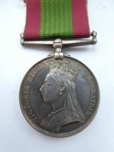 AFGHANISTAN MEDAL 1878-79-80-TO GREEN 10/11 BDE ROYAL ARTILLERY