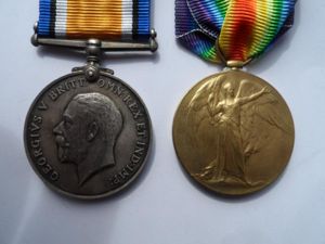 BRITISH WAR AND VICTORY MEDALS TO CAPTAIN GRANT-ROYAL AIR FORCE-MENTIONED …