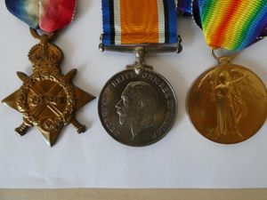 1914/15 STAR TRIO-TO WALPOLE-EAST SURREY REGIMENT AND EAST KENT REGIMENT-TWO …