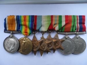 WW1/WW2 GROUP OF EIGHT TO 2 LIEUT FRANK WILFRED BROWN …