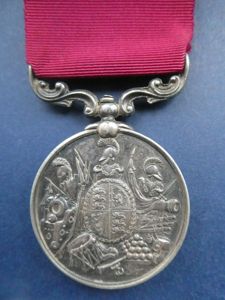 VICTORIA ARMY LONG SERVICE AND GOOD CONDUCT MEDAL-TO HOLLAND-NORFOLK REGT