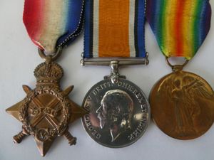 1914/15 STAR TRIO TO LIEUT BISSLAND- ROYAL ENGINEERS/ROYAL GARRISON ARTILLERY