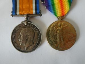 BRITISH WAR AND VICTORY MEDALS TO YOUNGMAN-KILLED IN ACTION WITH …