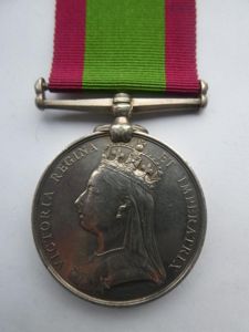 AFGHANISTAN MEDAL TO PYE-NORFOLK REGIMENT-BROKE HIS ARM IN SERVICE IN …