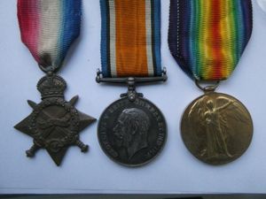1914/15 STAR TRIO TO SAUNDERS-NORFOLK REGT-LATER SAW SERVICE WITH THE …