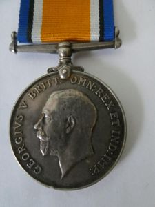 BRITISH WAR MEDAL TO ROBERT BURGESS MERCANTILE MARINE