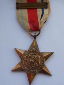 AFRICA STAR WITH NORTH AFRICA 1942-43 CLASP