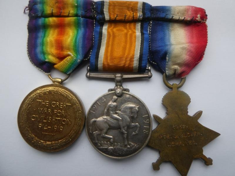 1914/15 STAR TRIO-TO BLOWER-NORFOLK YEOMANRY — image 2
