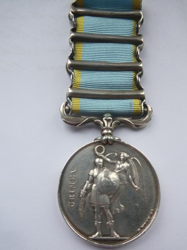 4-CLASP CRIMEA MEDAL TO JOHN McDERMOTT 68TH REGT — image 2