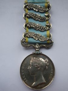 4-CLASP CRIMEA MEDAL TO JOHN McDERMOTT 68TH REGT