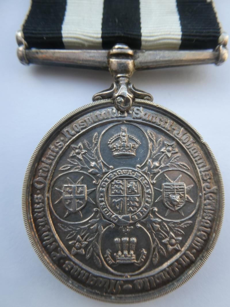 SERVICE MEDAL OF THE ORDER OF ST JOHN-NAMED TO WHITTAKER-NEWTOWN AND NEW MILLS DIVISION — image 2