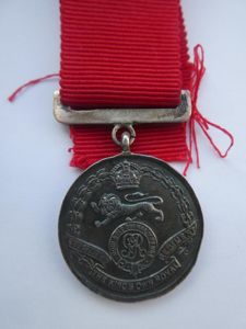 2ND BTN KINGS OWN ROYAL RGT REGIMENTAL MEDAL IN SILVER-HALLMARKED …