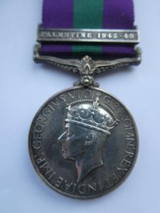 GSM CLASP PALESTINE 1945-48 TO DIKAPOLELO A P C