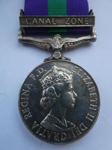 GSM CLASP CANAL ZONE-TO WALTON -ROYAL ARTILLERY