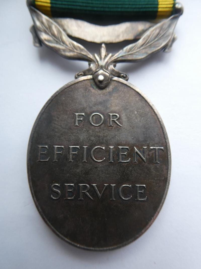 TERRITORIAL EFFICIENCY MEDAL-CLASP TERRITORIAL TO BLAKEMORE-5-K.O.Y.L.I — image 2