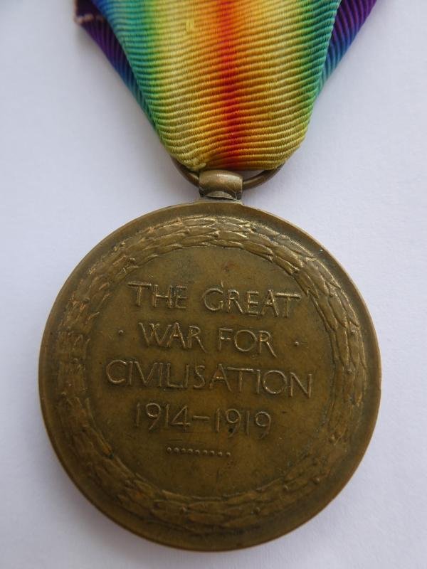 VICTORY MEDAL TO CURRAN- ROYAL ENGINEERS — image 2