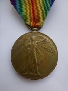 VICTORY MEDAL TO CURRAN- ROYAL ENGINEERS