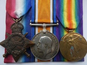1914/15 STAR TRIO TO PILKINGTON-ROYAL ARMY MEDICAL CORPS-WOUNDED 1918-FROM ACCRINGTON-LANCASHIRE