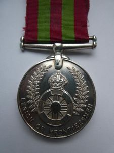 NEW ZEALAND LEGION OF FRONTIERSMEN SILVER MEDAL FOR LONG SERVIVE …