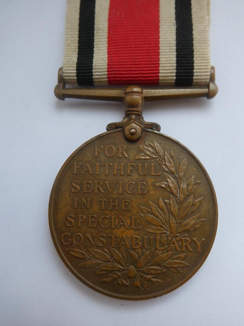 SPECIAL CONSTABULARY LONG SERVICE MEDAL-TO GEORGE ADAMS — image 2