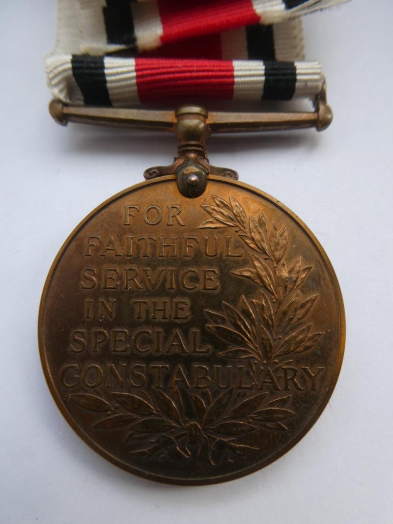 SPECIAL CONSTABULARY MEDAL TO FRED SPEIGHT-WEST RIDING SPECIAL CONSTABULARY — image 2