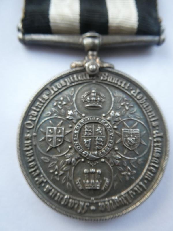 SERVICE MEDAL OF THE ORDER OF ST JOHN-TO PTE BAND- SETTLE DIVISION 1925 — image 2