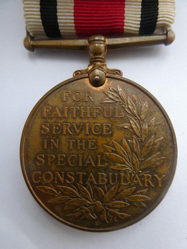 SPECIAL CONSTABULARY MEDAL TO JOHN F ADAMS — image 2