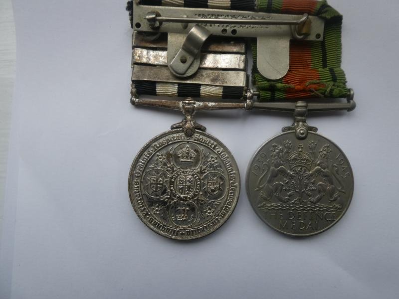 DEFENCE MEDAL AND SERICE MEDAL OF THE ORDER OF ST JOHN TO HUDSON-YORKS SJAB 1947 — image 2