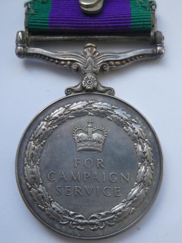 CAMPAIGN SERVICE MEDAL-CLASP NORTHERN IRELAND TO A WOMAN-V.A.TURNER W R A C — image 2