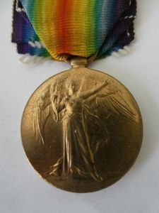 VICTORY MEDAL TO FREEMAN-LINCOLNSHIRE REGIMENT-KILLED IN ACTION ON 01/07/1916-FIRST DAY …