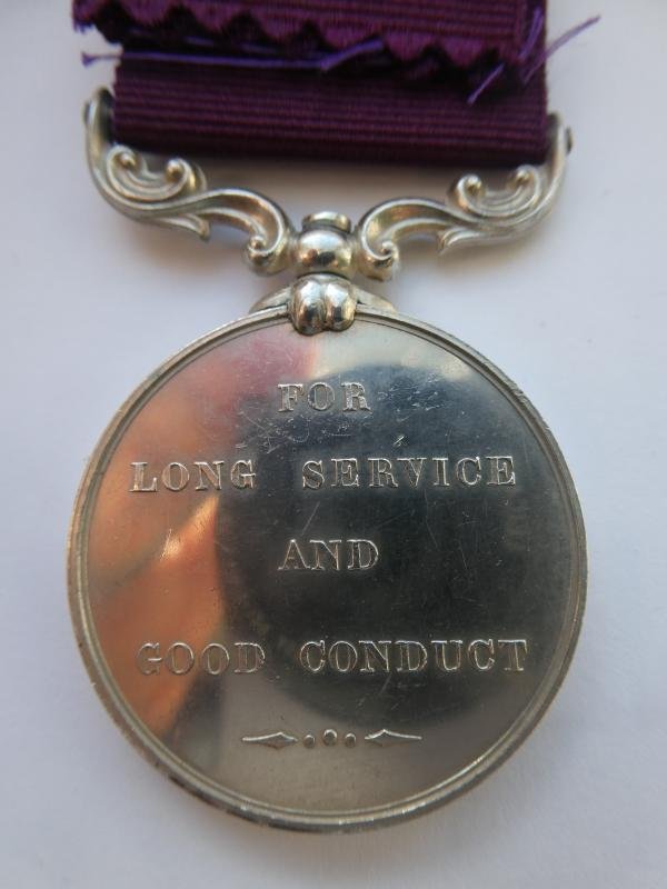 VICTORIA ARMY LONG SERVICE AND GOOD CONDUCT MEDAL-TO ATTWOOD ARMY HOSPITAL CORPS — image 2