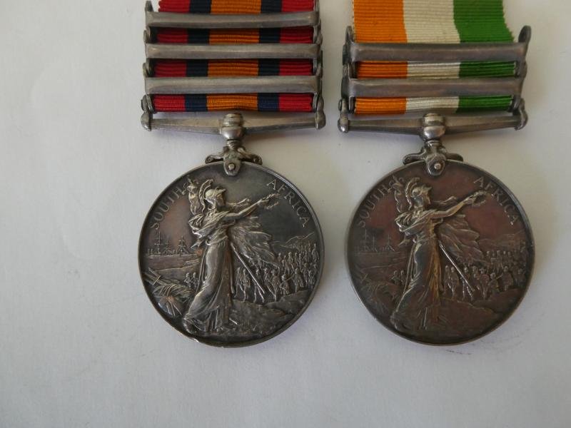 BOER WAR PAIR TO COLE-WILTSHIRE REGIMENT-TAKEN AS A PRISONER OF WAR ON 14/02/1900-AT RENSBURG — image 2