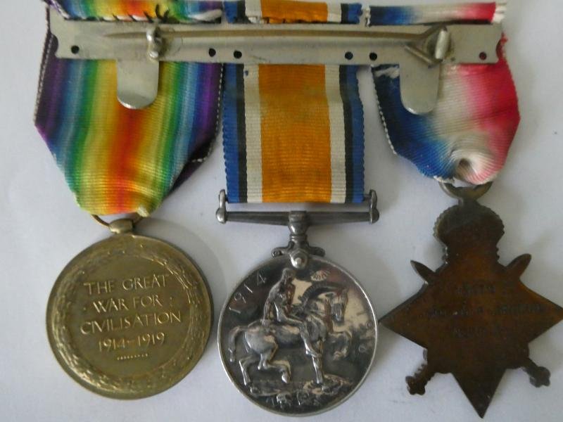 1914/15 STAR TRIO-TO PTE LATER 2ND LIEUT GEOFFREY PALMER BROWNE-NORFOLK REGT-AND ROYAL AIR FORCE — image 2