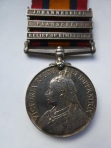 QUEENS SOUTH AFRICA MEDAL-TO MUNSON NORFOLK REGT