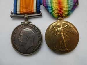 BRITISH WAR AND VICTORY MEDALS-TO PARDON- DUKE OF CORNWALL'S LIGHT …