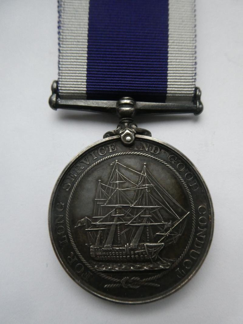 EDWARD VII ROYAL NAVY LONG SERVICE AND GOOD CONDUCT MEDAL TO DOBSON H.M.COASTGUARD — image 2