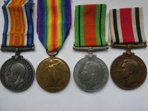 GROUP OF FOUR TO MASON-HAMPSHIRE YEOMANRY AND SPECIAL CONSTABULARY
