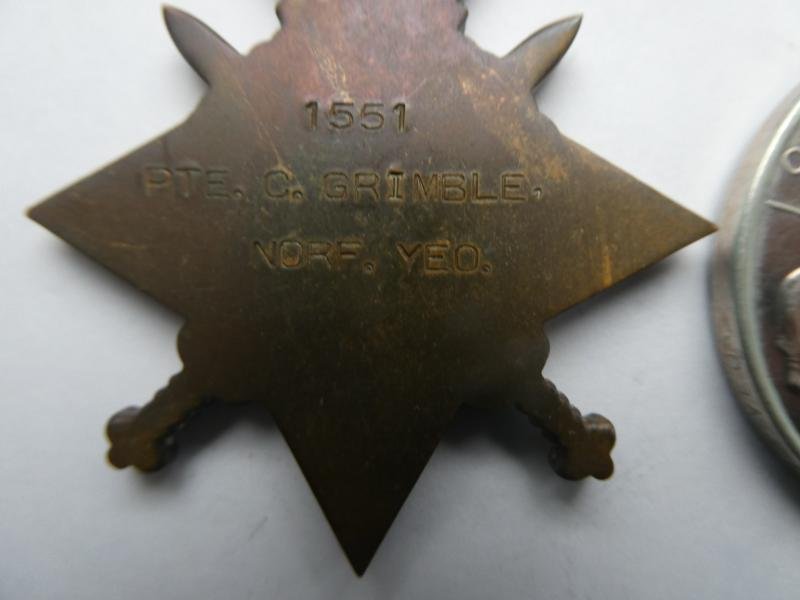 GROUP OF FOUR TO CHARLES A GRIMBLE-NORFOLK YEOMANRY AND SPECIAL CONSTAB ULARY — image 3