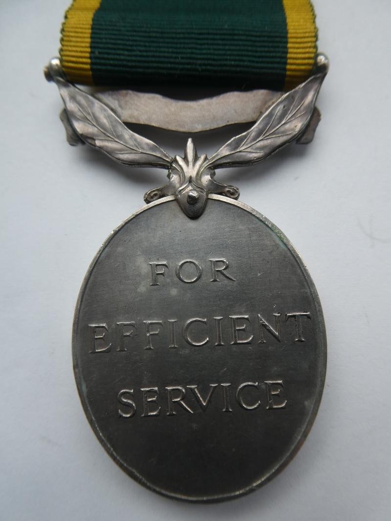 TERRITORIAL EFFICIENCY MEDAL TO CPL C.E.JONES-A.T.S — image 2