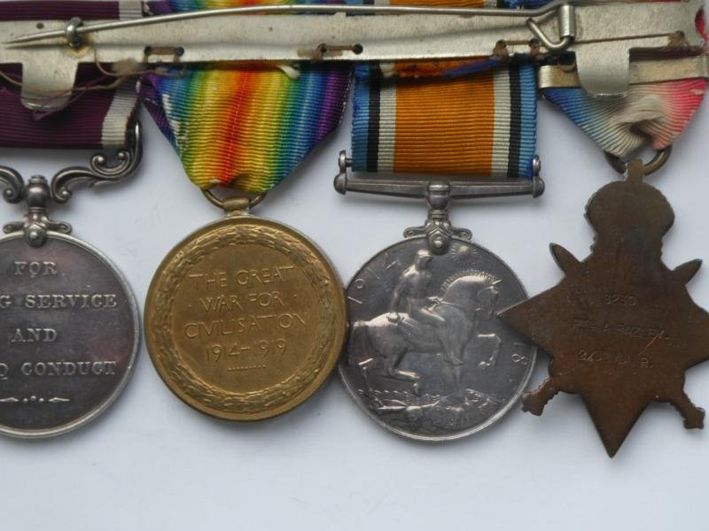 LONG SERVICE GROUP OF FOUR TO BAZLEY-DEVON REGT — image 2