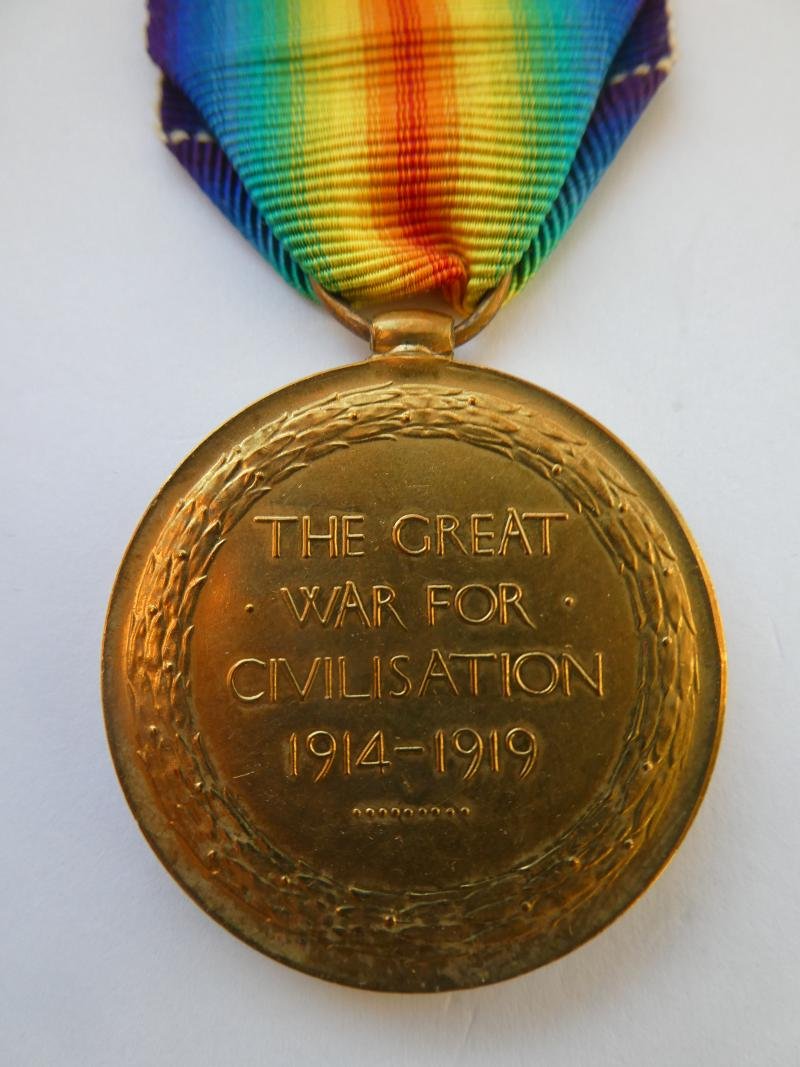 VICTORY MEDAL TO TURNER-NORTHUMBERAND YEOMANRY — image 2