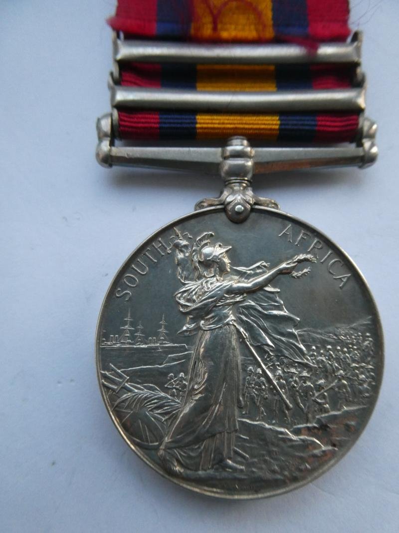 QUEENS SOUTH AFRICA MEDAL-TO FOX-NORFOLK REGT — image 2