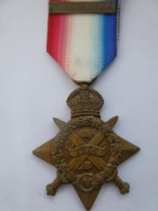 1914 STAR AND GENUINE AUG-NOV CLASP-TO LOANE-NORFOLK REGIMENT-DIED OF WOUNDS …
