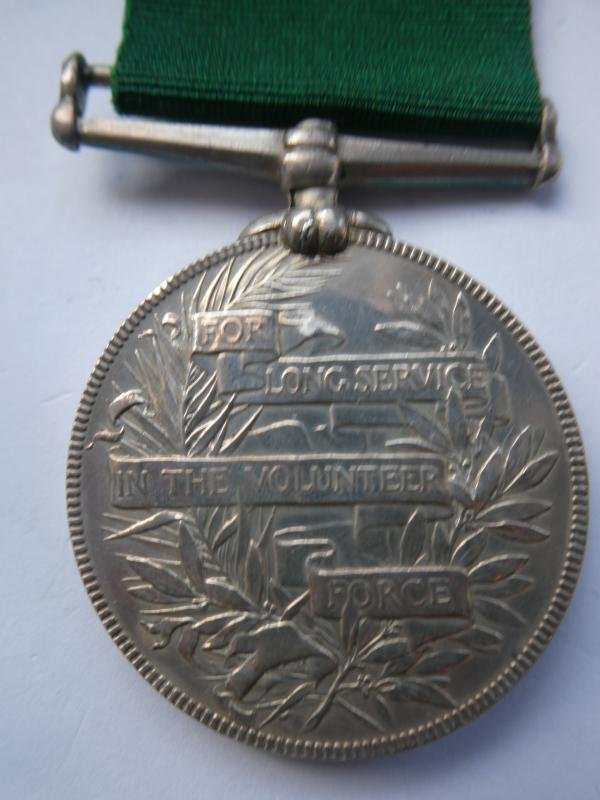 VICTORIA VOLUNTEER LONG SERVICE MEDAL-TO BURGESS-2-V.B.NORFOLK REGT — image 2