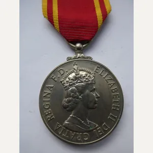 FIRE BRIGADE EXEMPALRY SERVICE MEDAL-TO FIREMAN DUNCAN M GILFILLAN